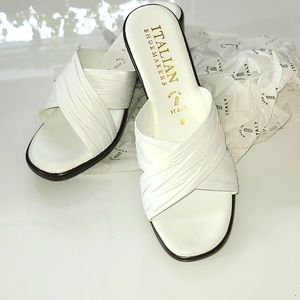 Italian shoemaker sandal new